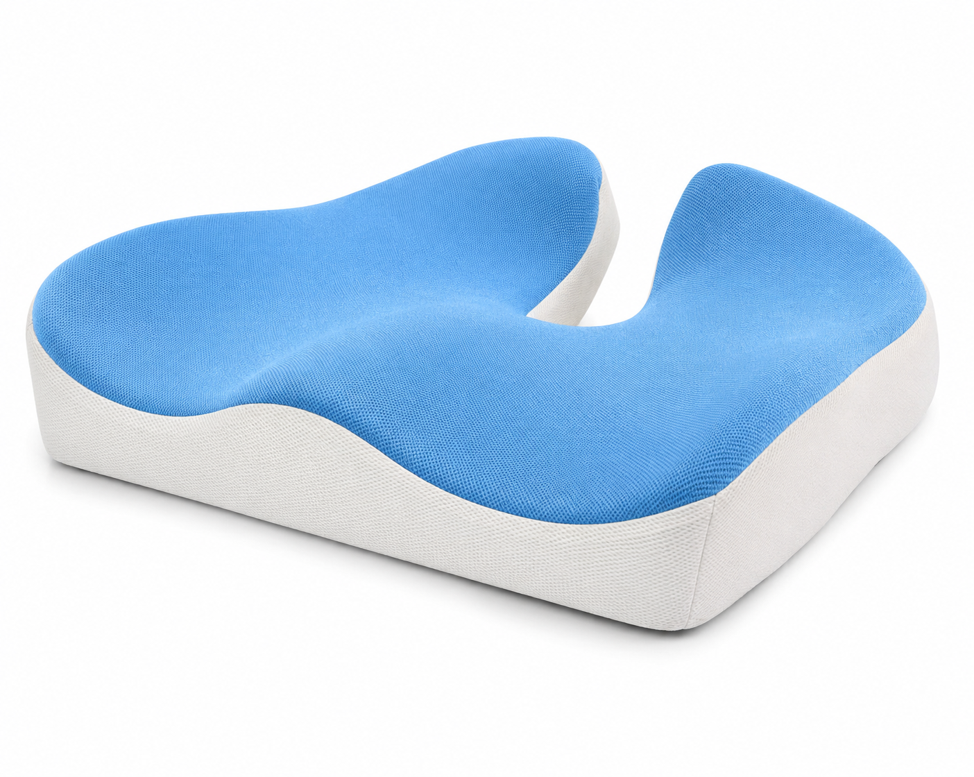 Cojín de Asiento Viscoelástico para Coxis y Silla de Oficina, Coche y Casa