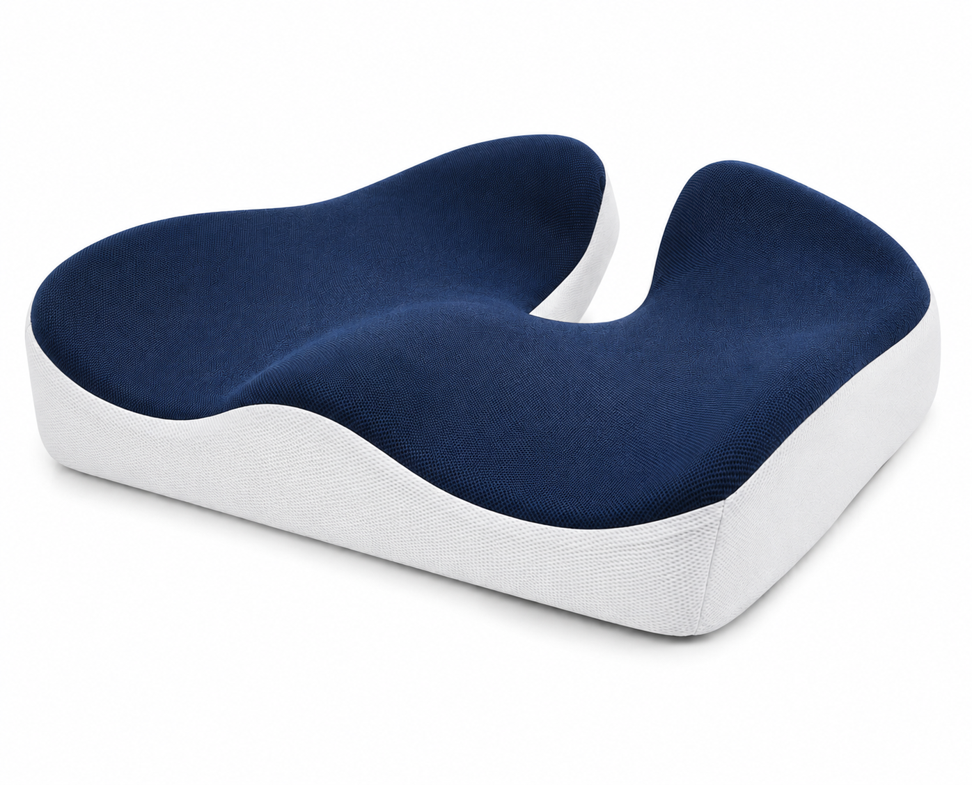 Cojín de Asiento Viscoelástico para Coxis y Silla de Oficina, Coche y Casa