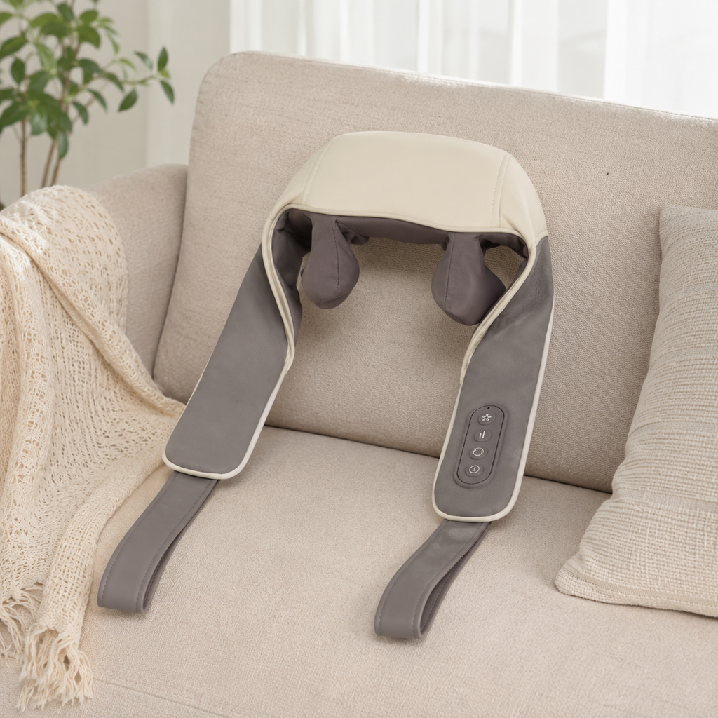 Masajeador Cervical Inalámbrico con Calor para Cuello y Hombros