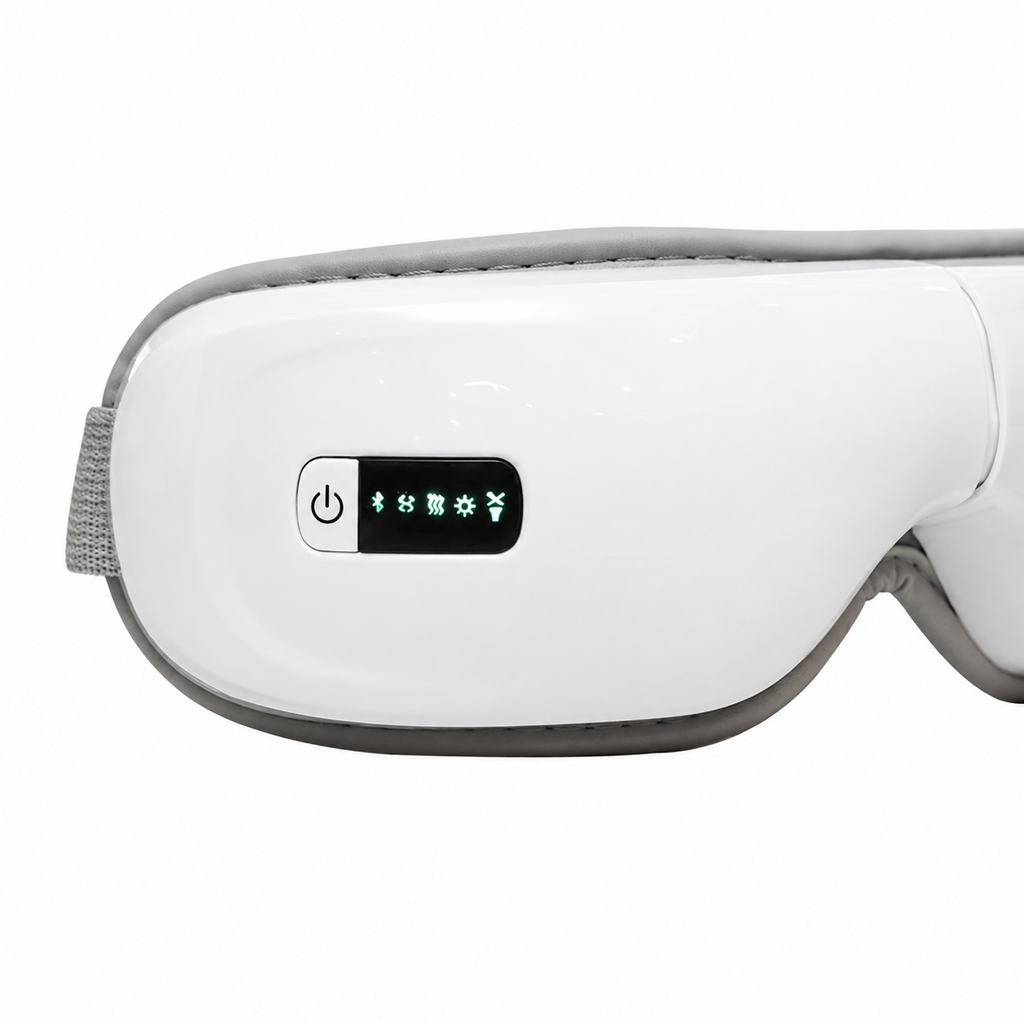 Masajeador Ocular Inalámbrico con Calor y Bluetooth